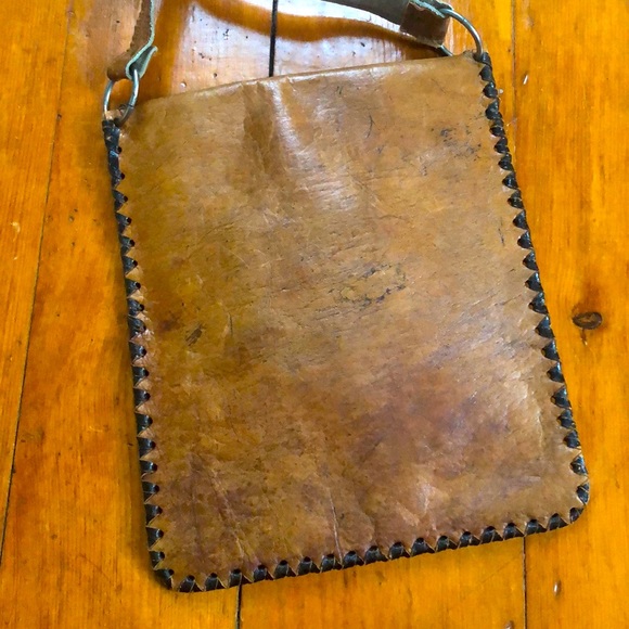 Vintage Genuine Leather Satchel - Picture 3 of 5